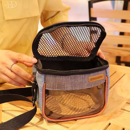 Sugar Glider Carrier Bag, Transparent Breathable Travel Bag - Image 6