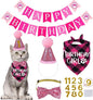 STMK Cat Birthday Decorations, Cat Birthday Hat by STMK