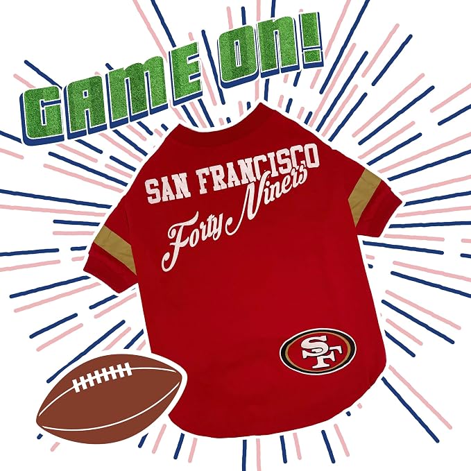 NFL San Francisco 49ers Dog & Cat T-Shirt - Image 4