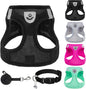 PUPTECK Adjustable Dog Harness Collar and Leash Set Step in No Pull Pet Harness by PUPTECK