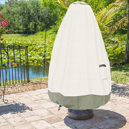 Bitubi Fountain Cover（52"x68"） 600D Oxford Cloth Garden Fountain Statue - Image 5