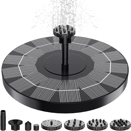 2.5W Solar Bird Bath Fountain Pump, Solar Fountains, Solar Powered Water by Unknown