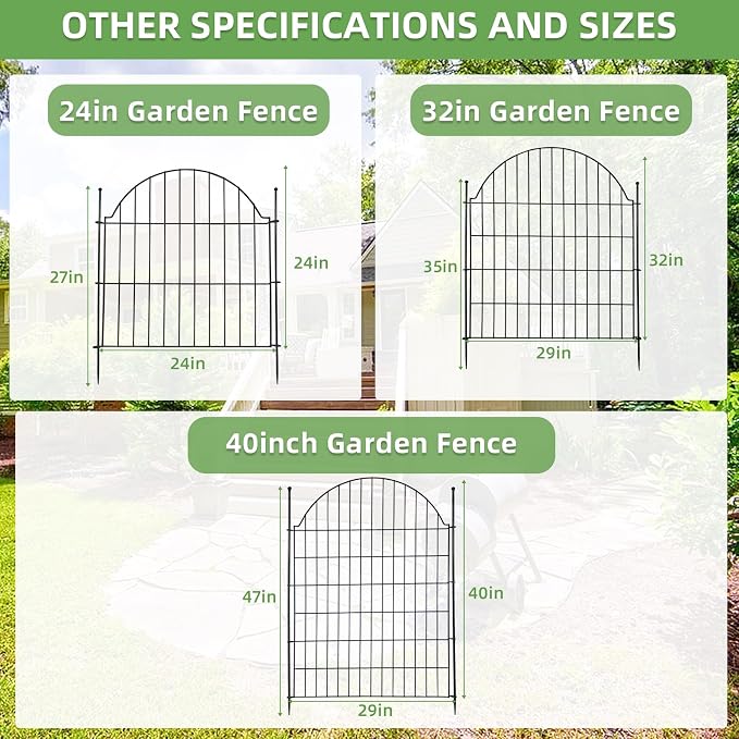 5 Panels Decorative Garden Fencing - Image 8