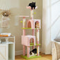 Flower Cat Tree, 62-Inch Tall Multi-Level Cat Tower by MUTTROS