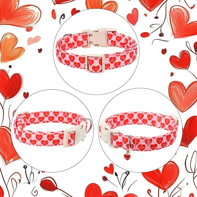 Valentines Dog Collar for Medium Dogs - Image 6