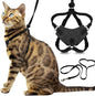 Houdini™ Escape Proof Cat Harness and Leash Set by OutdoorBengal – Black by OutdoorBengal