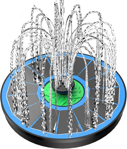 Yzert Solar Fountain Full Glass Panel No Battery, 3.5W Solar Bird Bath Fountains by Yzert