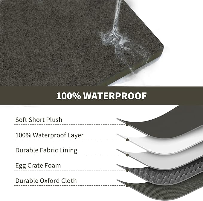 Orthopedic Dog Bed for Extra Large Dogs, XL Comfort Pet Mat for Large Sized Dog - Image 6