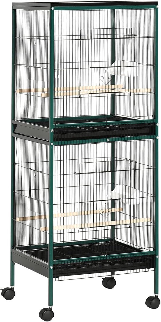 PawHut Large Bird Cage with 1.7 ft. Width by PawHut