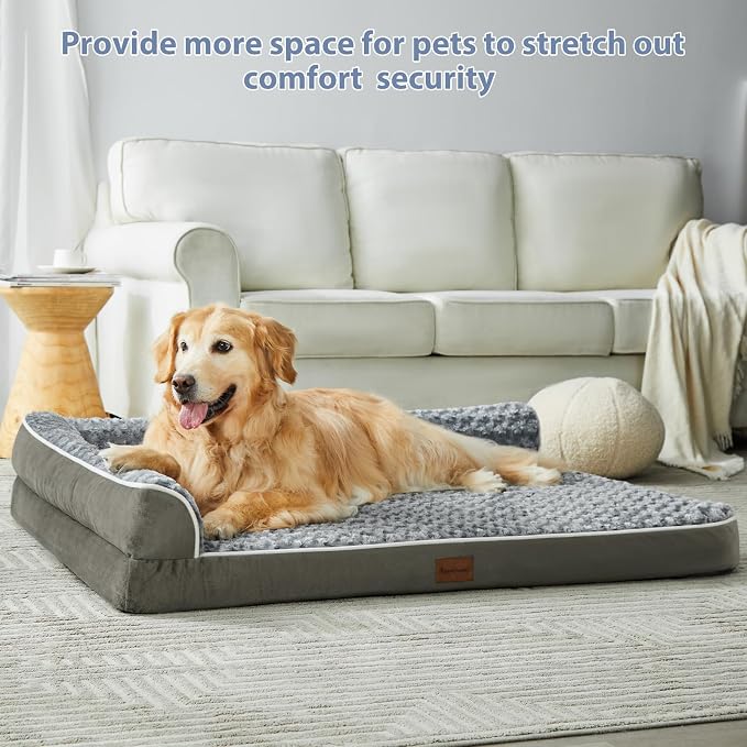 BFPETHOME Orthopedic Dog Beds for Large Dogs-Waterproof Sofa Pet Bed - Image 7