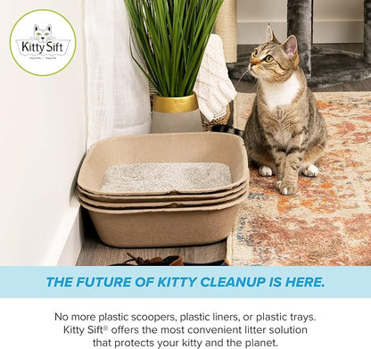 Kitty Sift Disposable Sifting Cat Litter Box Jumbo, Durable and Portable - Image 11
