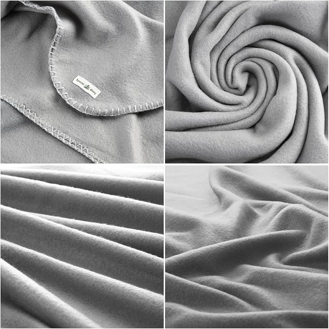 Fleece Throw Blanket Set Bulk for Travel Kids Outdoor Wedding Pet - Image 3