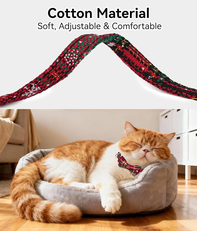 Joytale Upgraded Christmas Cat Collar - Image 4