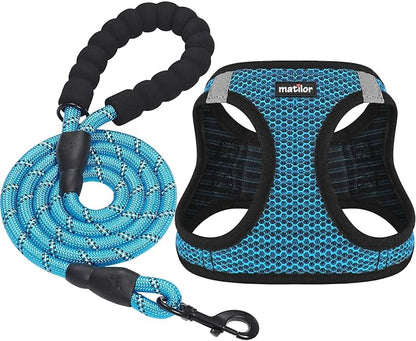 Dog Harness Step-in Breathable Puppy Cat Dog Vest Harnesses by matilor