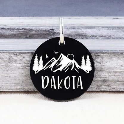 Ultra Joys Stainless Steel Pet ID Tag Dog Name Tags Personalized Front & Back - Image 2