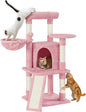 Yaheetech Cat Tree, 42in Play Tower by Yaheetech