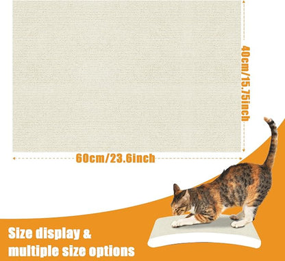 Cat Scratching mat Self-Adhesive, Trimmable Furniture Protector - Image 2