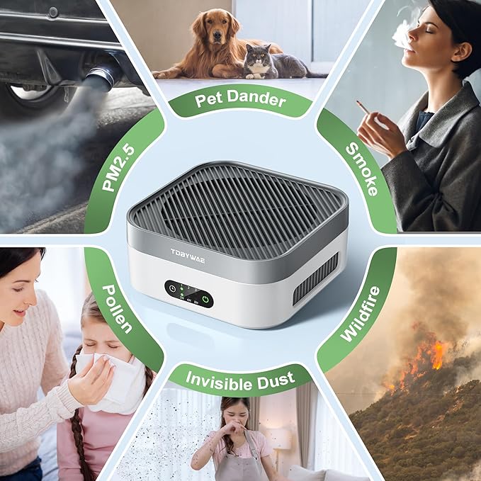 Air Purifier for Home – True HEPA Filter for Pets, Smoke & Allergies | 600 Sq - Image 4