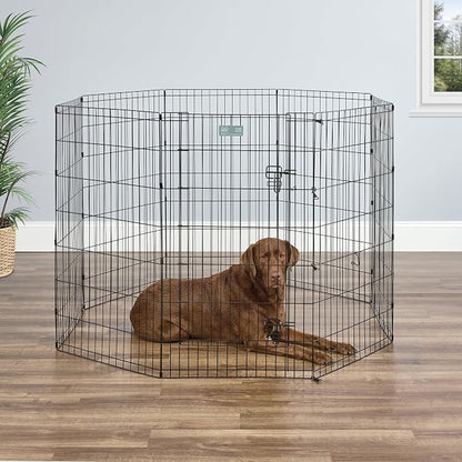 MidWest Homes for Pets Folding Metal Dog Exercise Pen, Indoor/Outdoor Playpen - Image 3