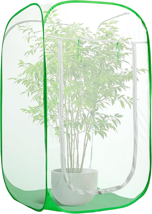 59" x 35" x 35" Pop Up Garden Mesh Plant Cover, Plant Protectors Mesh Plant by PurpleStar