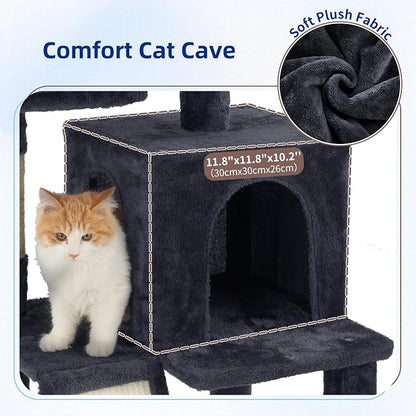 Multi-Level Cat Tree for Indoor Cats, Cat Tower - Image 3