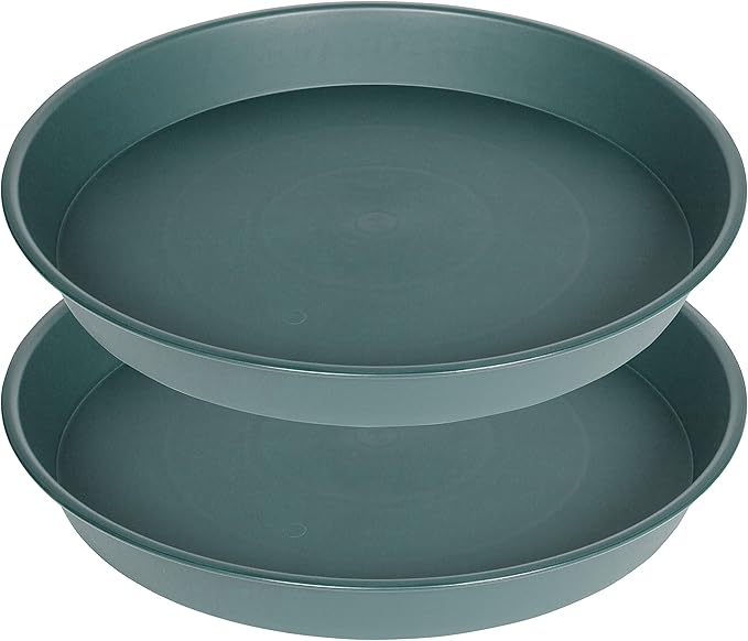 2 Pack of Bird Bath Bowl 12", 1.6" Depth, 10 12 inch Birdbath Bowls Dish Only by Bleuhome