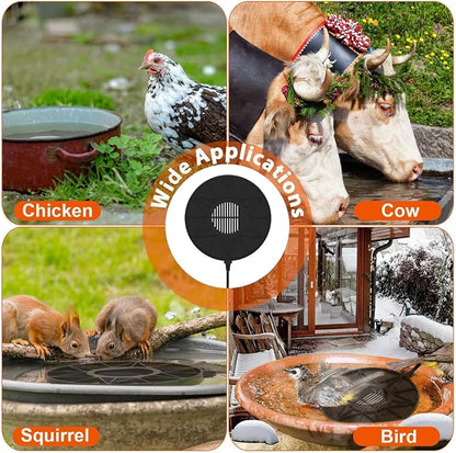 Bird Bath Heater for Outdoors in Winter, 70w Birdbath Deicer Thermostatic - Image 6