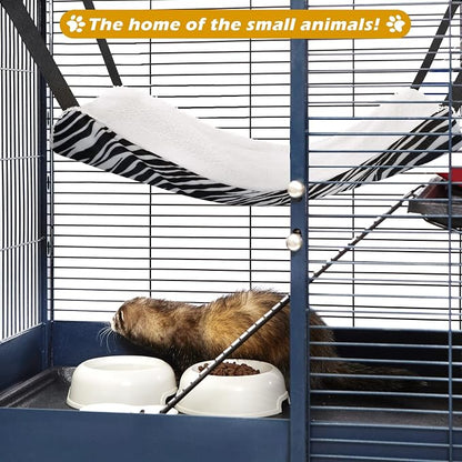 Jetec 2 Pack Cat Hammock for Cage, Catio Accessories Reversible Soft Cats Bed - Image 5