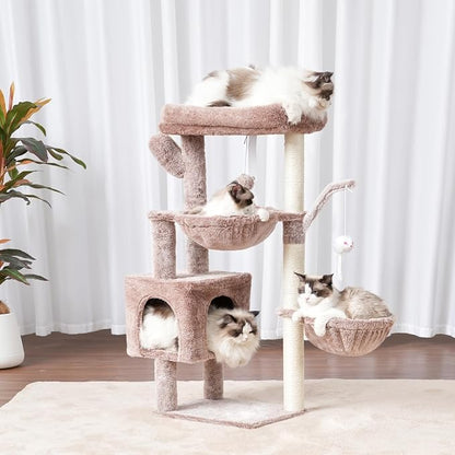 Heybly Cat Tree, 39.4 Inches Tower Condo - Image 2