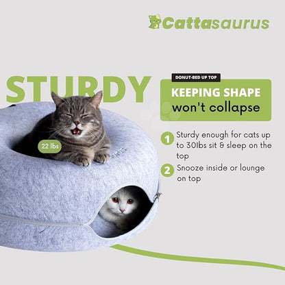 Cattasaurus Peekaboo Cat Cave Donut - Image 3