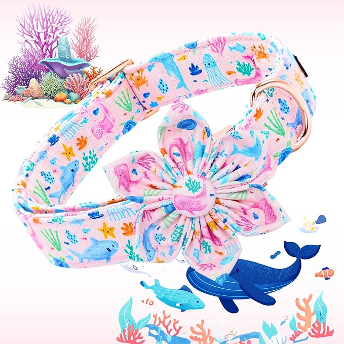 Lionheart glory Dog Collar Flower Pink Dog Collars - Image 3