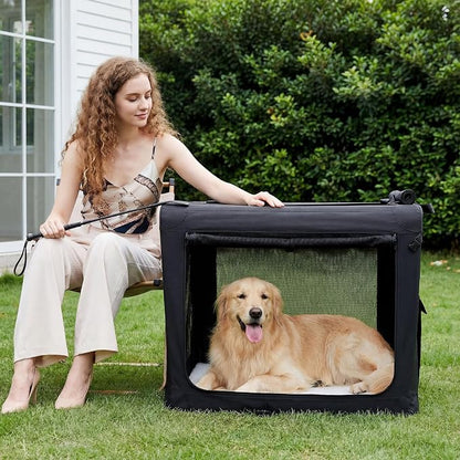 Dog Travel Crate 42 Inch, Portable Soft-Sided Travel Carriers - Image 6