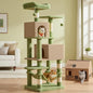 Feandrea Cat Tree, 59.5-Inch Tall Cat Tower, Plush Multi-Level Condo by FeandreabySONGMICSHOME