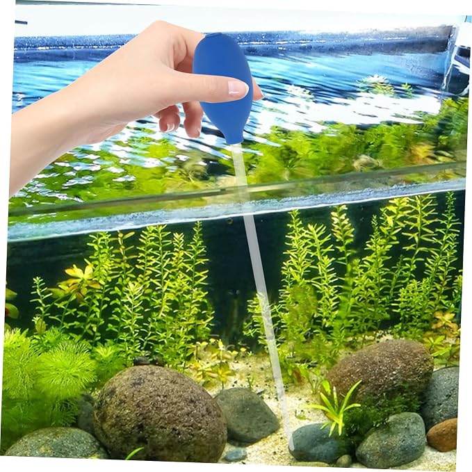ibasenice Aquarium Excreta Cleaner Coral Feeding Tool and Water Changer Fish - Image 2