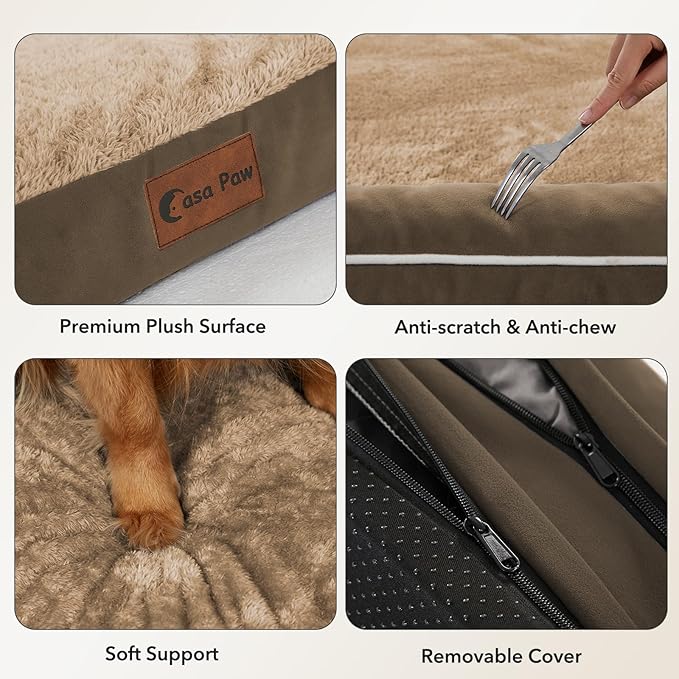 Orthopedic XXL Dog Beds, Waterproof Egg Crate Foam Big Pet Bed - Image 7