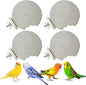 PINVNBY 4 PCS Bird Perches Calcium Parrot Perch Stand Bird Beak Grinding Stone by PINVNBY