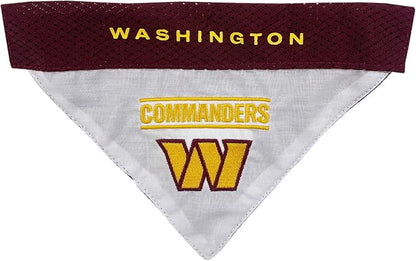 Pets First unisex adult NFL Pet Bandana, Washington Commanders, Large-Extra - Image 2