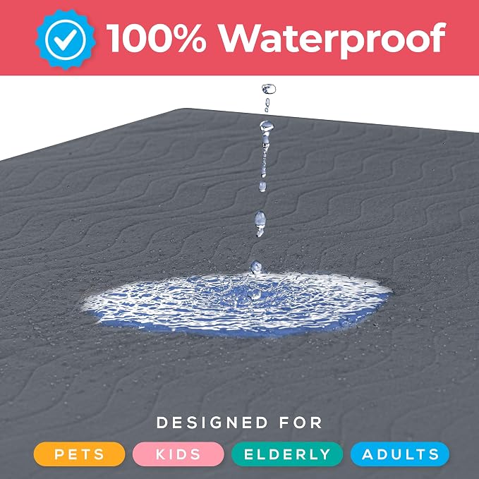 Utopia Bedding Washable Underpads 34" x 36", Waterproof Reusable Heavy - Image 6