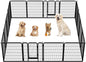 Yaheetech Dog Playpen Outdoor, 40 inch 12 Panels Dog Pen Indoor Heavy Duty by Yaheetech