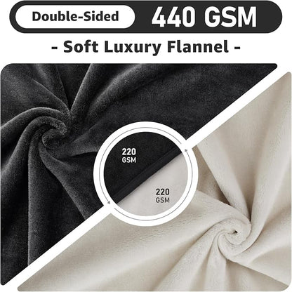 LOOBANI Waterproof Blanket for Bed: Reversible Soft Flannel King Size Bed - Image 7