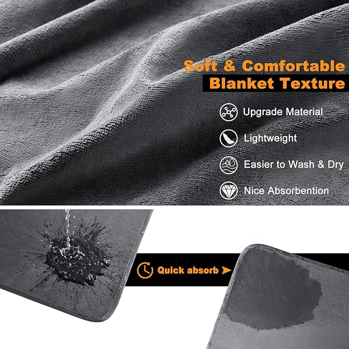 Washable Pee Pads for Dogs, 48x60 Reusable Whelping Pads, Absorb Dog Mats - Image 2