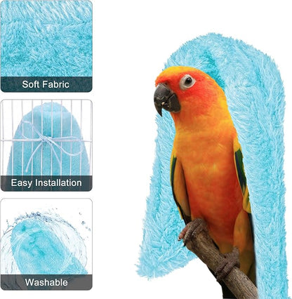 Comfort Corner Fleece Bird Blanket Parrot Cage Snuggle Hut Warm Bird Nest House - Image 4