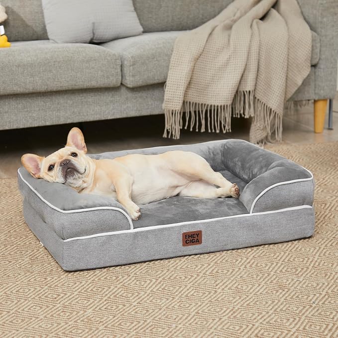 EHEYCIGA Orthopedic Dog Beds for Large Dogs, Waterproof Memory Foam Large Dog - Image 9
