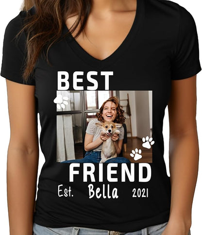 Custom Dog Mom Shirt for Women Pet Ears Sweatshirt by CustomUnique