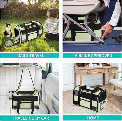 20" Large Soft Sided Cat Carrier Pet Carrier - Image 6