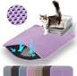Extra Large Cat Litter Mat, 30x22 Inches Honeycomb Double Layer Cat Litter by Petinstinct