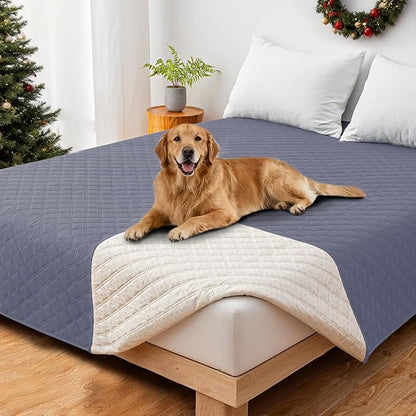 Waterproof Dog Bed Cover, Non-Slip Dog Blanket by CYCMACOHOME