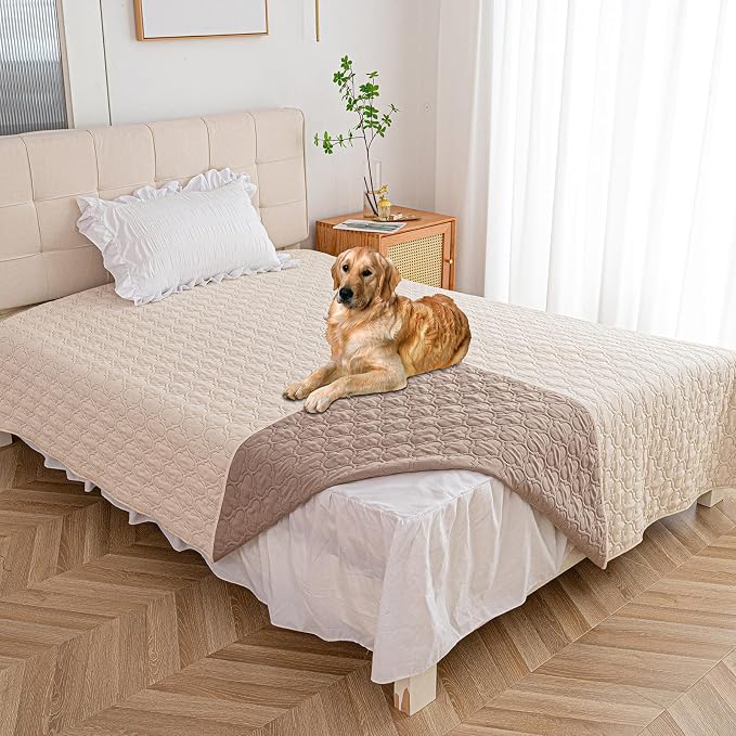 Waterproof Blanket for Bed, Reversible Dog Couch Cover Pet Sofa Furniture by Bigbeer