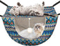 JSPYFITS Cat Cage Hammock with Ball, Double Layer Hanging Adjustable Soft Pet by JSPYFITS