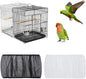 Fengek 2 Pcs Adjustable Bird Cage Cover & Seed Catcher Net by Fengek